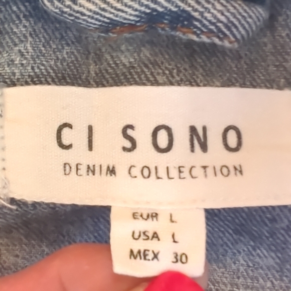 Sherpa lined denim jacket - Picture 3 of 4